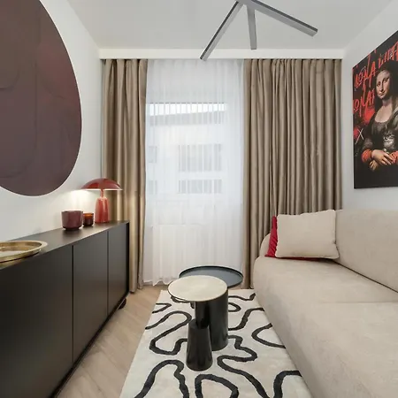 Apartmán Gwiazdzista Elegant For 6 Guests With Balcony & Parking By Renters *