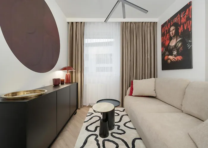 Apartman Gwiazdzista Elegant For 6 Guests With Balcony & Parking By Renters *